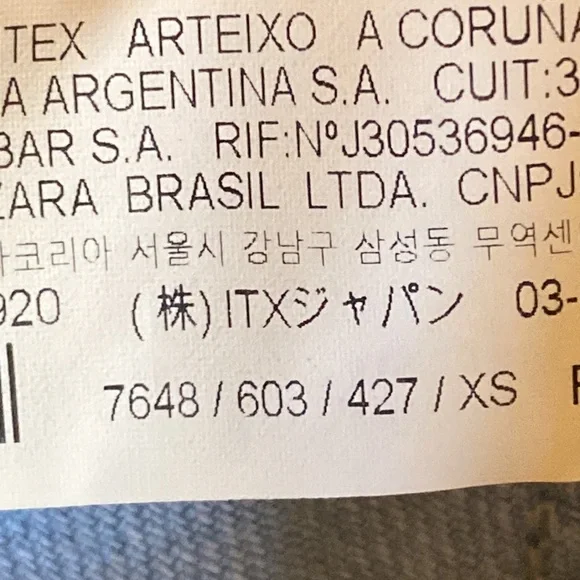 NWT. Zara Light Blue Z1975 Denim High Waist Midi Skirt. Size XS. - Picture 9 of 11